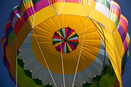 inside the balloon