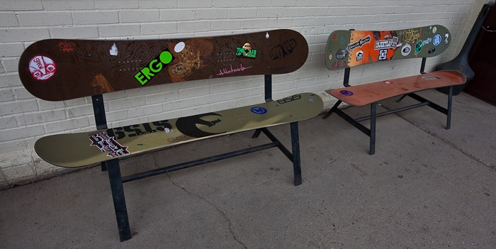 snowboard benches