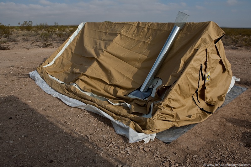 tent frame set up-5