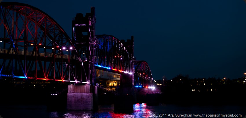 Bridges at Little Rock, Arkansas.