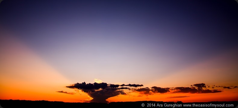 Exploding Sunset at -The Oasis-, Texas PCTB 49